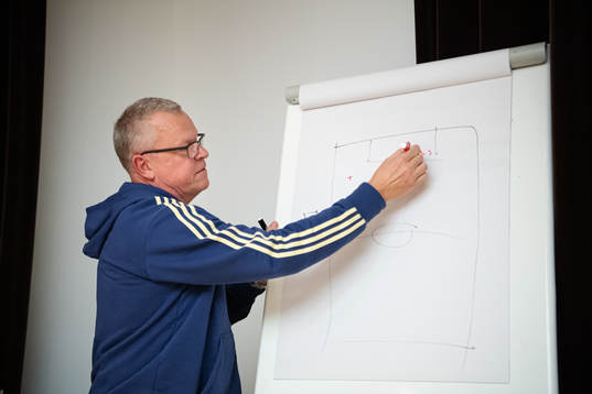 Head coach Janne Andersson of the Swedish national football