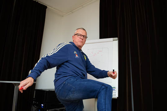 Head coach Janne Andersson of the Swedish national football