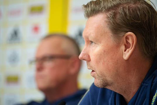 Assistant coach Peter Wettergren of the Swedish national