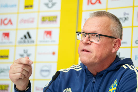 Head coach Janne Andersson of the Swedish national football