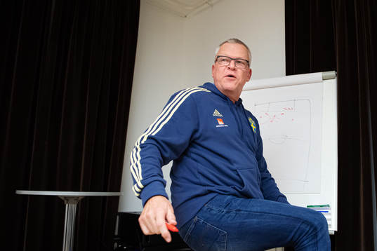 Head coach Janne Andersson of the Swedish national football
