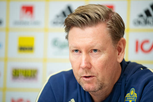 Assistant coach Peter Wettergren of the Swedish national
