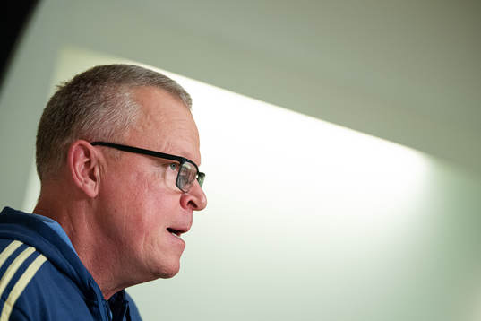 Head coach Janne Andersson of the Swedish national football