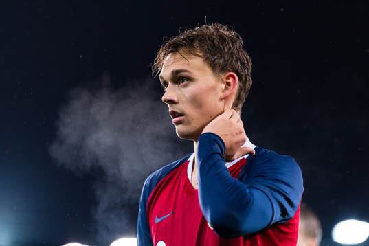 Emil Bohinen of Norway looks dejected