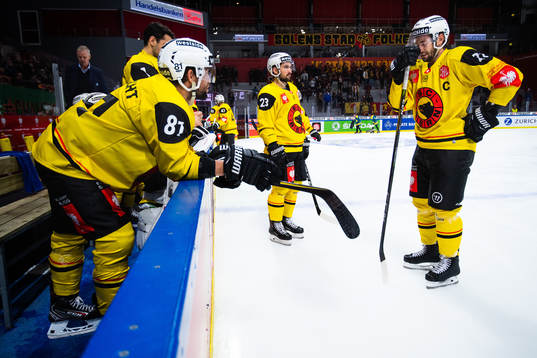 Thomas Rüfenacht, Vincent Praplan and Simon Moser of SC