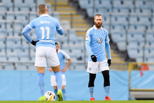 Malmö FFs Jo Inge Berget deppar