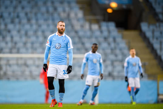 Malmö FFs Jo Inge Berget deppar