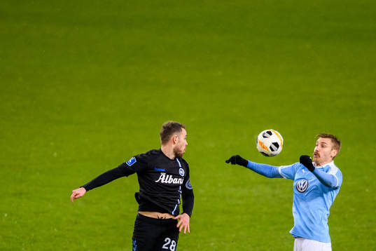 Odenses Anders Kvindebjerg Jacobsen och Malmö FFs Rasmus