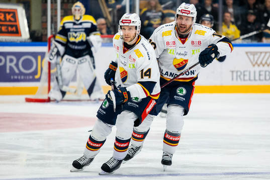 Djurgårdens Tom Wandell och Niclas Bergfors
