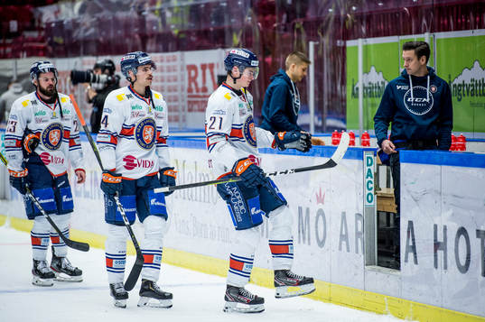 Växjös Roman Horak, Emil Pettersson och Filip Cederqvist