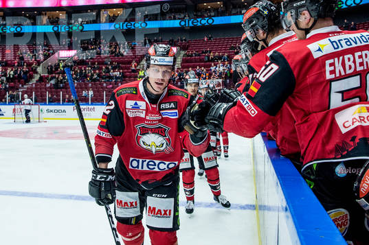 Malmö Redhawks Lars Bryggman jublar