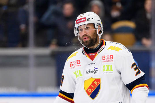 Djurgårdens Dick Axelsson  deppar