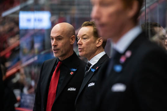 Örebros assisterande tränare Christer Olsson och tränare
