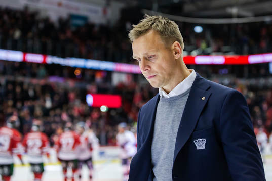 Linköpings tränare Bert Robertsson deppar