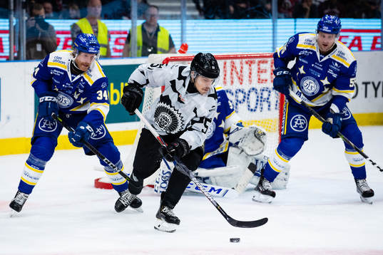 Frölundas Mats Rosseli Olsen och Leksands Philip Samuelsson