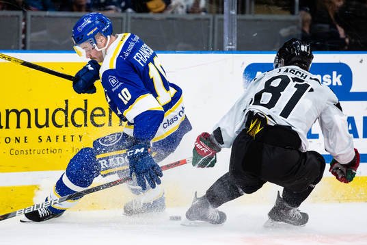 Leksands Johan Fransson och Frölundas Ryan Lasch