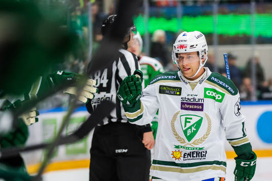 Färjestad Marcus Nilsson jublar