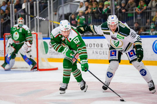 Rögles Leon Bristedt och Färjestad Per Åslund