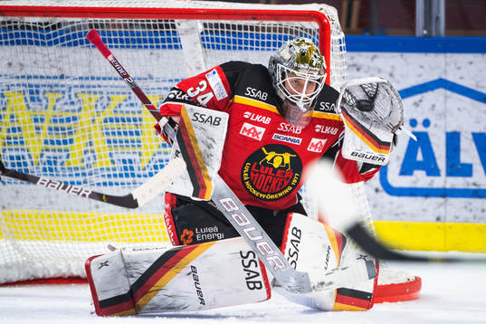 Luleås målvakt Joel Lassinantti
