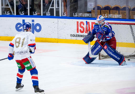 Oskarshamns målvakt Tex Williamsson och Alexander