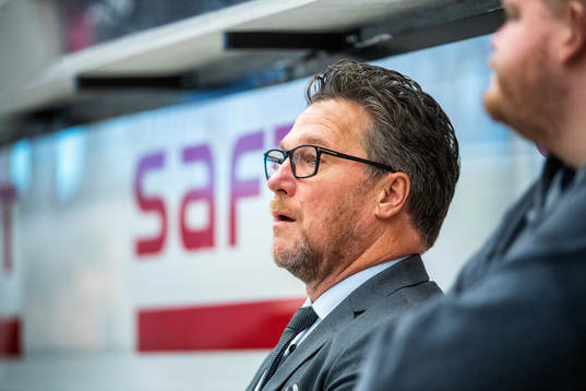 Oskarshamns tränare Håkan Åhlund deppar