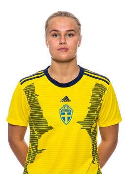 Johanna Svedberg i F16-landslaget