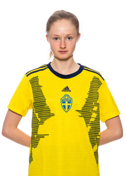 Lizette Kennethsson i F16-landslaget