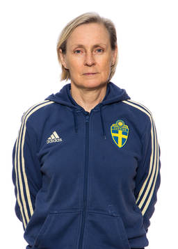 Kordinator Anneli Gustafsson i F16-landslaget