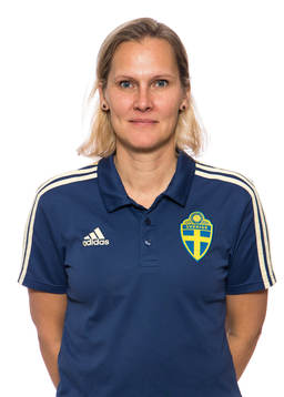 Sjukgymnast Helen Persson i F16-landslaget