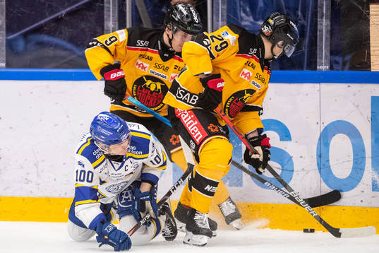 Luleås Erik Gustafsson och Leksands Martin Karlsson