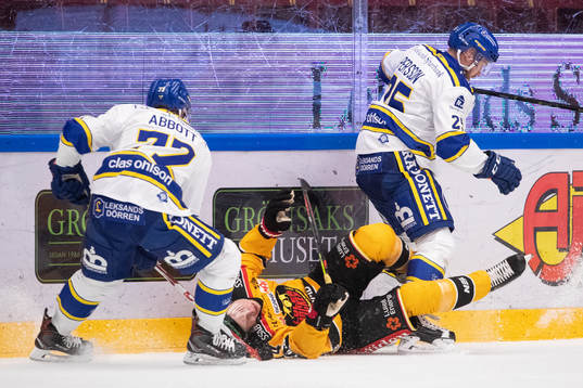 Leksands Spencer Abbott och Linus Persson och Luleås Jonas