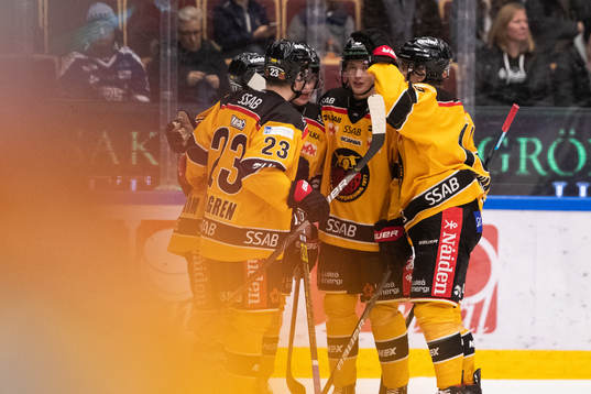 Luleås spelarna jublar