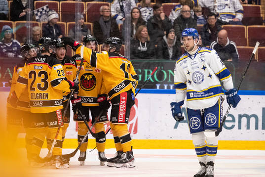 Luleås spelarna jublar