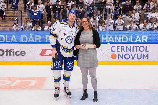 Leksands Jonas Ahnelöv utsedd till matchen lirare