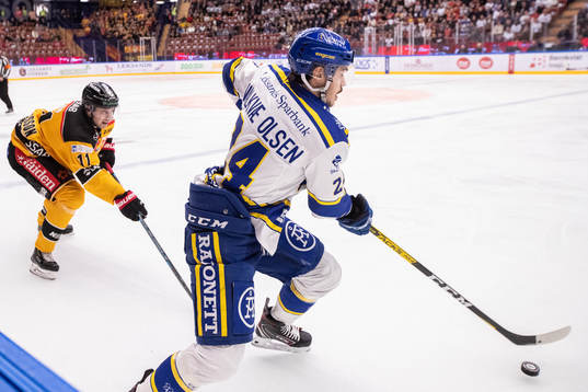 Leksands Thomas Valkvae Olsen och Luleås Petter Emanuelsson