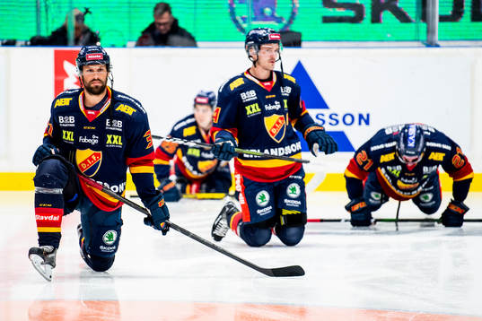 Djurgårdens Dick Axelsson, Marcus Högström och Patrik
