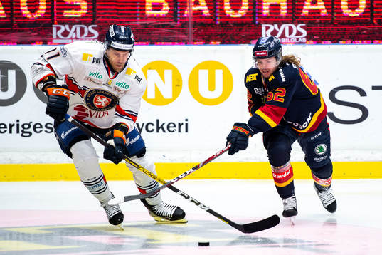 Växjös Ilari Melart och Djurgårdens Manuel Ågren