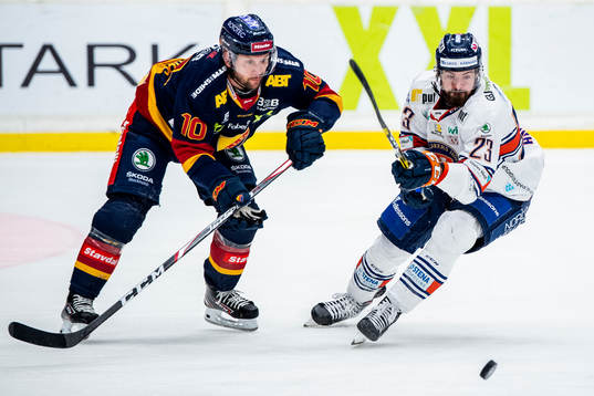 Djurgårdens NiclasBergfors och Växjös Roman Horak