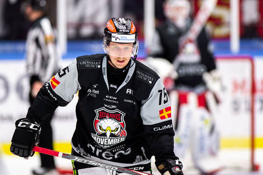 Malmö Redhawks Axel Wemmenborn deppar