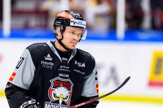 Malmö Redhawks Tobias Ekberg deppar