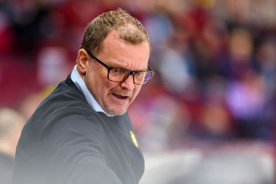 Brynäs  tränare Mikael Holmqvist