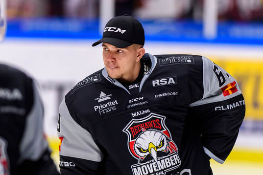 Malmö Redhawks målvakt Anton Malmborg
