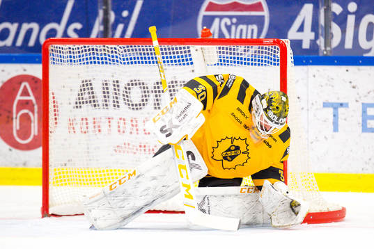 Skellefteås målvakt Gustaf Lindvall