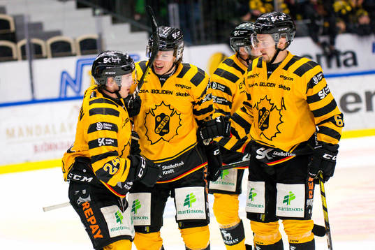 Skellefteås Andreas Wingerli, Rickard Hugg  och Jonathan