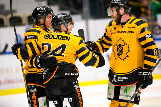 Skellefteås Andreas Wingerli, Rickard Hugg  och Petter