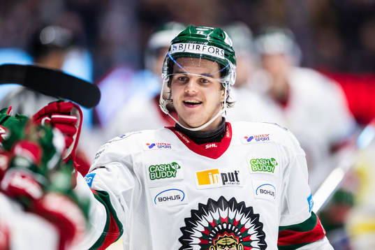 Frölundas Samuel Fagemo jublar