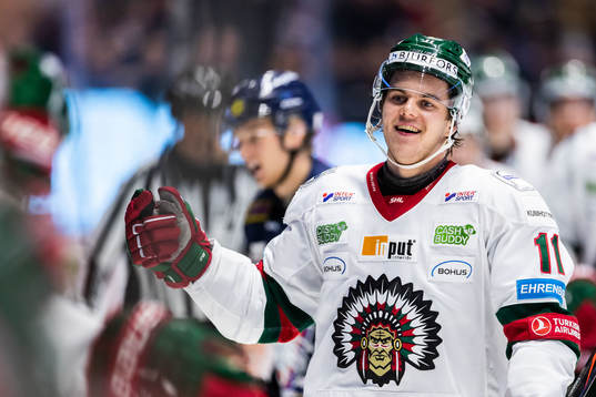 Frölundas Samuel Fagemo jublar