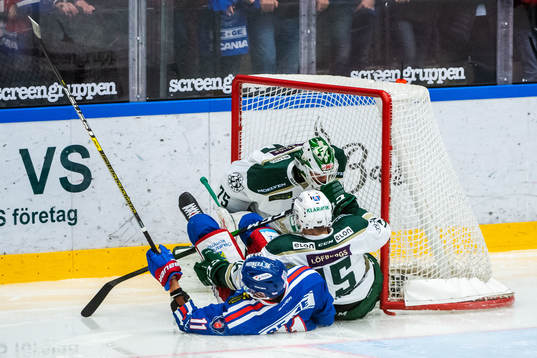 Oskarshamns Joakim Thelin mot Färjestads Gustav Rydahl och