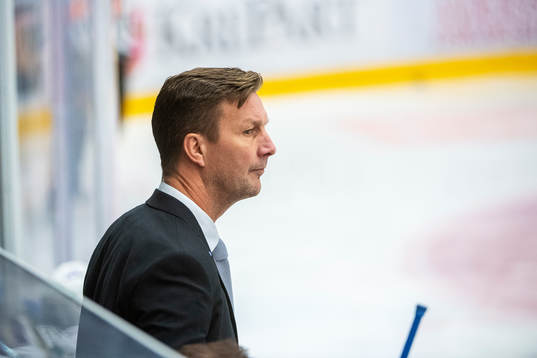 Färjestads huvudtränare Johan Pennerborn