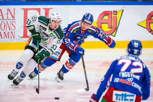 Oskarshamns Filiph Engsund och Färjestads Albert Johansson